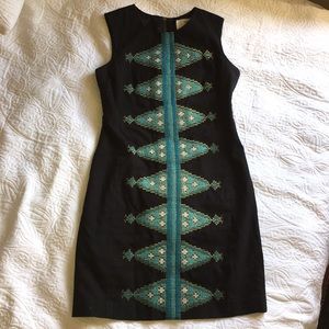 Anthropologie Embroidered Dress - Size 4